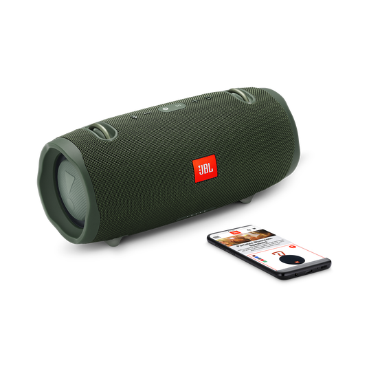 JBL Xtreme 2 - Forest Green - Portable Bluetooth Speaker - Detailshot 1