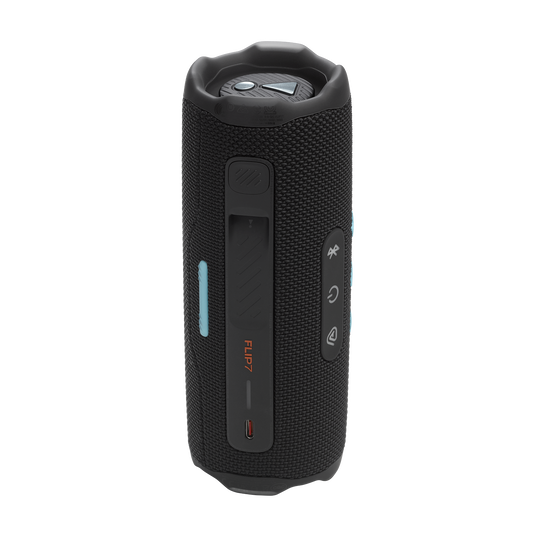 JBL Flip 7 - Funky Black - Portable waterproof and drop-proof  speaker - Back
