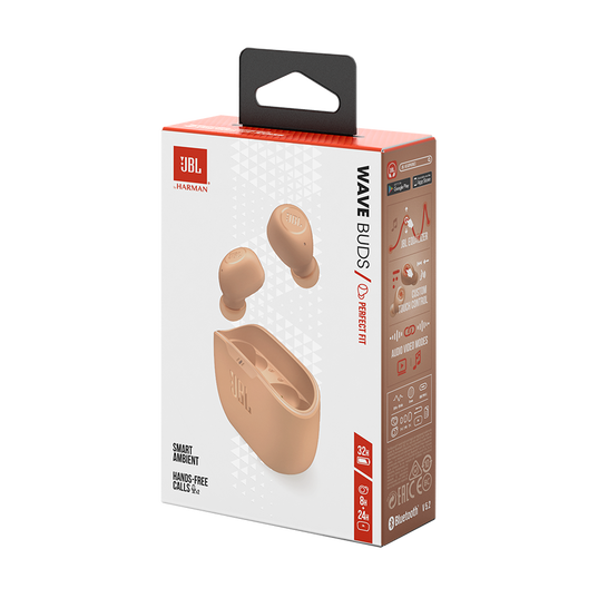 JBL Wave Buds - Beige - True wireless earbuds - Detailshot 10
