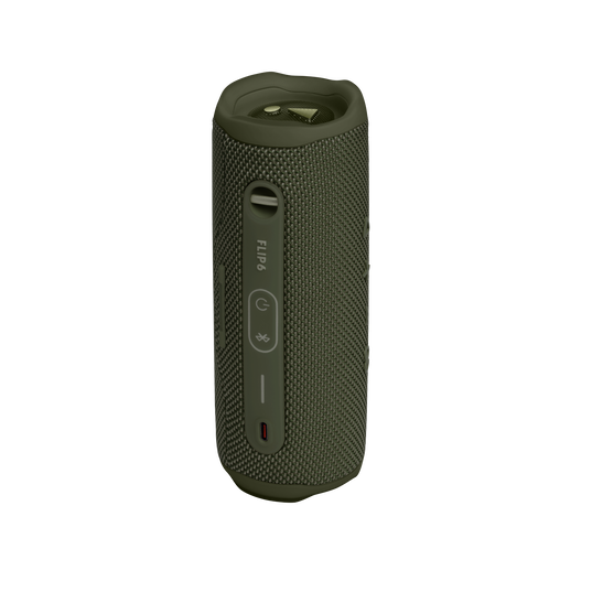 JBL Flip 6 - Green - Portable Waterproof Speaker - Back