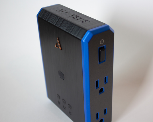 Austere V Series Power 4-Outlet With Omniport USB & 20W USB-C PD Port - Black - Austere V Series Power 4-Outlet With Omniport USB & 20W USB-C PD Port - Front
