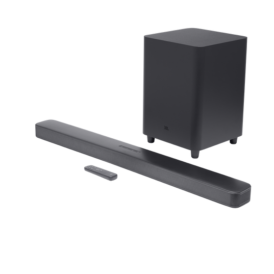 JBL Bar 5.1 Surround - Black - 5.1 channel soundbar with MultiBeam™ Sound Technology - Hero