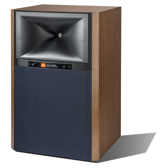4329P Studio Monitor Powered Loudspeaker System - Natural Walnut - Powered Bookshelf Loudspeaker System - Top
