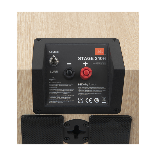 Stage 240H - Latte - 2-Way 4.5-inch (114mm) Dolby Atmos® Surround Sound Loudspeaker - Pair - Detailshot 8