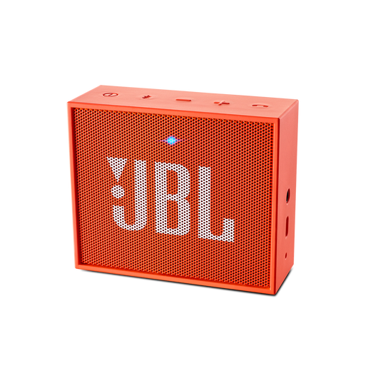 JBL Go - Orange - Full-featured, great-sounding, great-value portable speaker - Hero