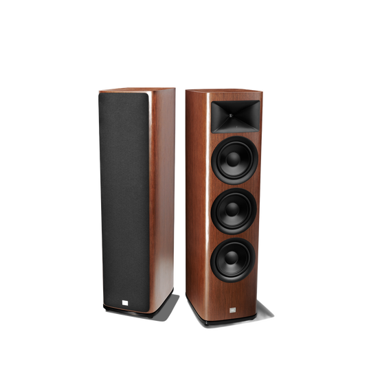 HDI-3800 - Walnut - 2 ½-way Triple 8-inch (200mm) Floorstanding Loudspeaker - Detailshot 1