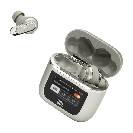 JBL Tour Pro 2 - Champagne - True wireless Noise Cancelling earbuds - Detailshot 4