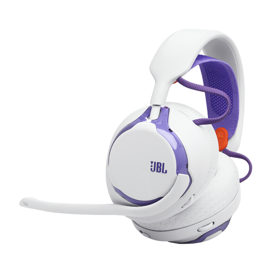 JBL Quantum 650 - White - Wireless multiplatform gaming headset - Hero