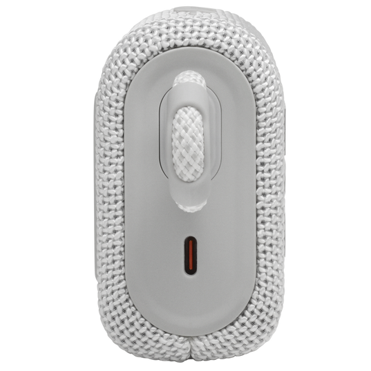 JBL Go 3 - White - Portable Waterproof Speaker - Left