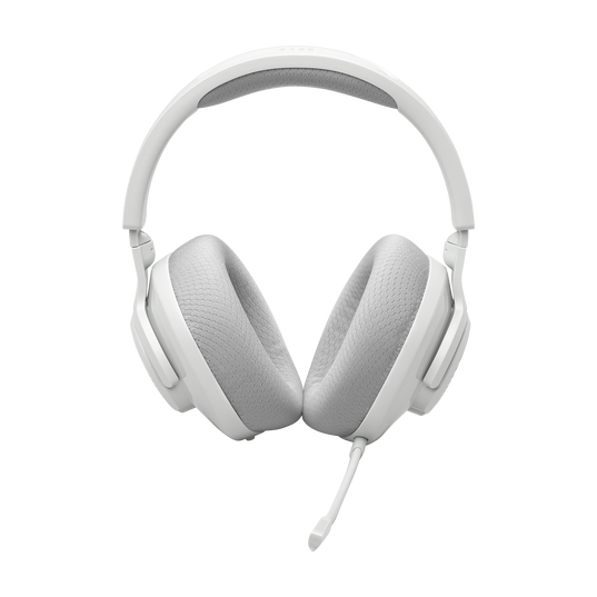 JBL Quantum 360 Wireless - White - Wireless over-ear gaming headset with surround sound and detachable mic - Front