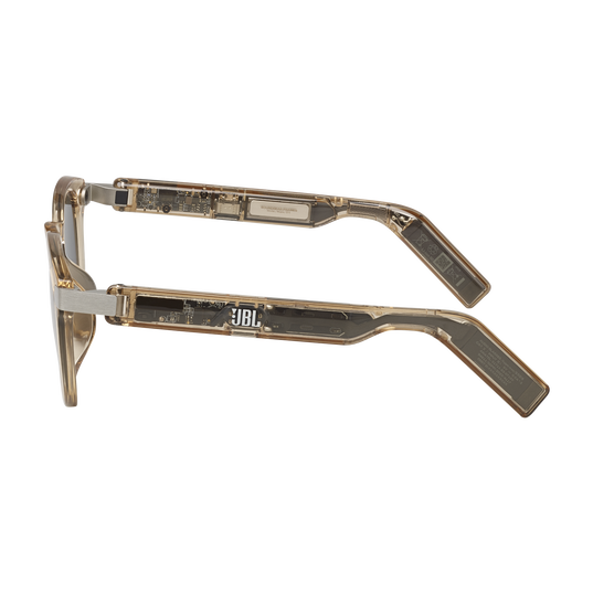 JBL Soundgear Frames Round - Amber - Audio Glasses - Left