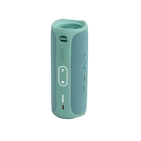 JBL Flip 5 - Teal - Portable Waterproof Speaker - Back