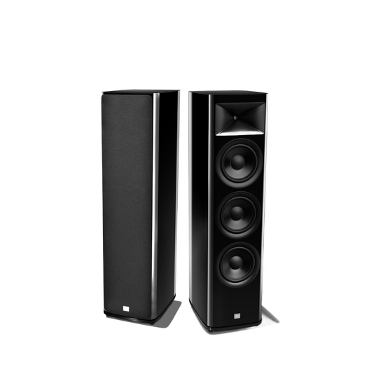 HDI-3800 - Black Gloss - 2 ½-way Triple 8-inch (200mm) Floorstanding Loudspeaker - Detailshot 1