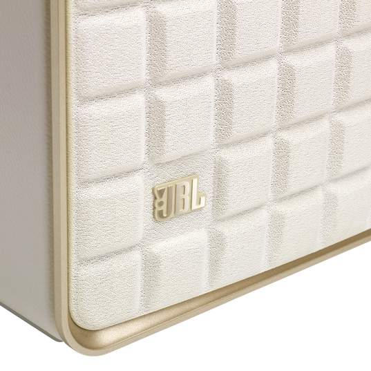 JBL Authentics 200 - White - Smart home speaker with Wi-Fi, Bluetooth and Voice Assistants with retro design - Detailshot 3