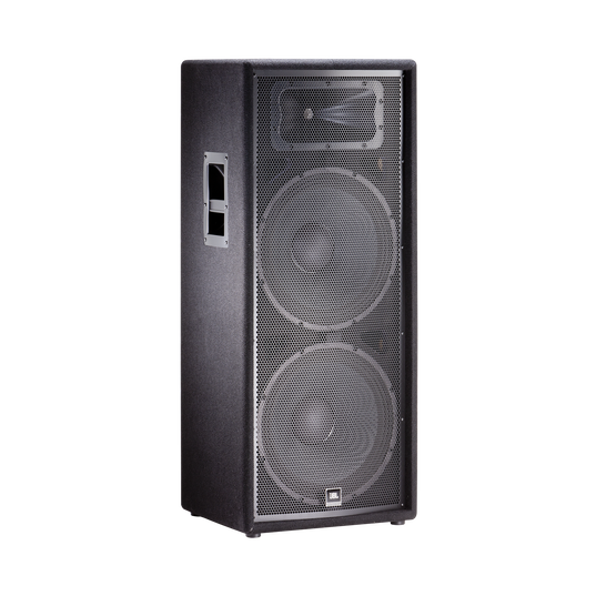 JBL JRX225 - Black - Dual 15" Two-Way Sound Reinforcement Loudspeaker System - Hero