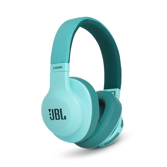 JBL E55BT - Teal - Wireless over-ear headphones - Detailshot 2