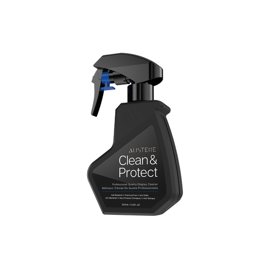 Austere III Series Clean & Protect with Dual-Sided Cloth - Black - Austere III series 200mL aDesign Clean & Protect with polish cloth - Hero
