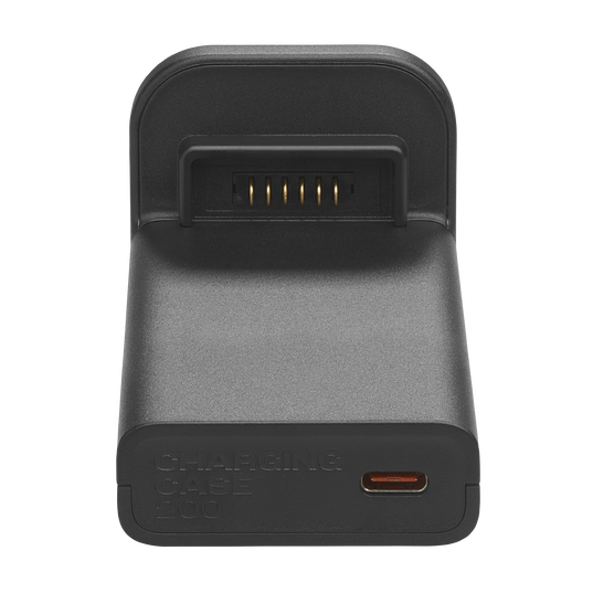 JBL Battery 200 with Charging Case - Black - An easy-to-replace spare battery with charging case - Back