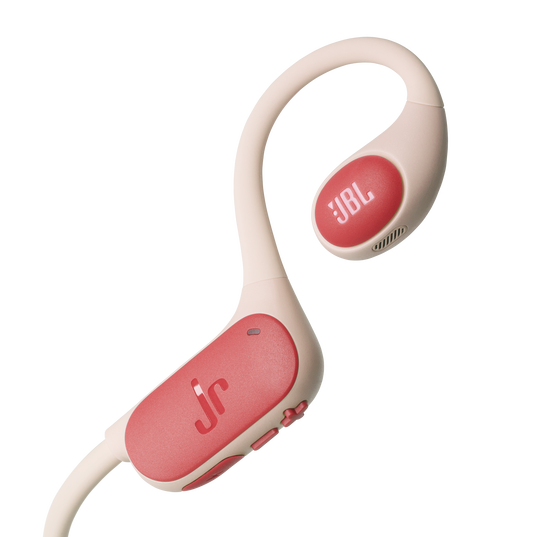 JBL Junior Free - Peach - Wireless open-ear kids headphone - Left