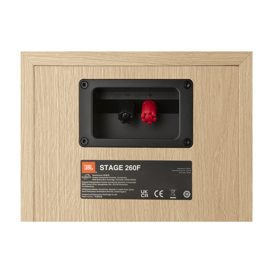 Stage 260F - Latte - 2.5-Way Dual 6.5-inch (165mm) Floorstanding Loudspeaker - Detailshot 9