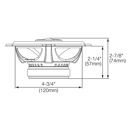 GX502 - Black - 5-1/4" coaxial car audio loudspeaker, 135W - Detailshot 1