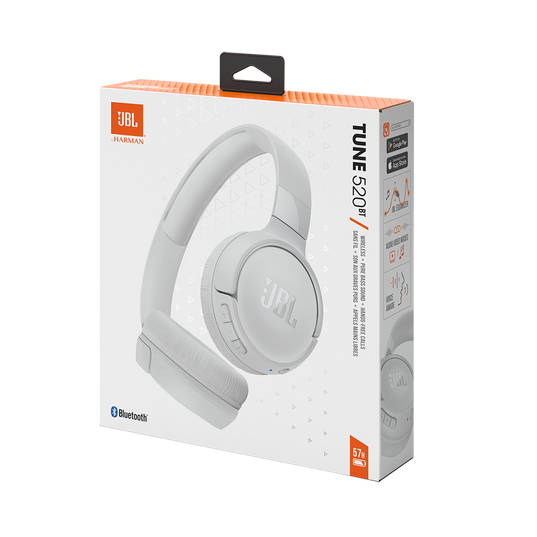 JBL TUNE 520BT Wireless On-Ear Headphones with Built-in Microphone