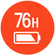 Up to 76 hours of battery life, plus speed charge