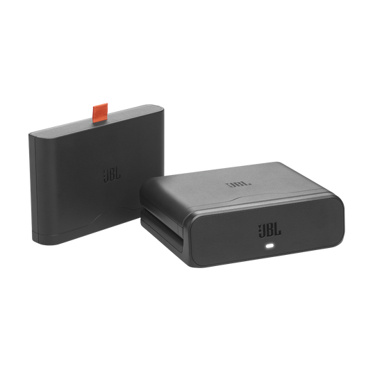JBL Battery 600 Duo with Charging Case - Black - Two easy-to-replace spare batteries with charging case - Hero