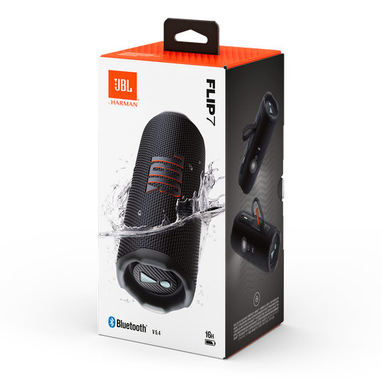 JBL Flip 7 - Black - Portable waterproof and drop-proof  speaker - Detailshot 9