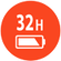 Up to 32 total hours of playtime
