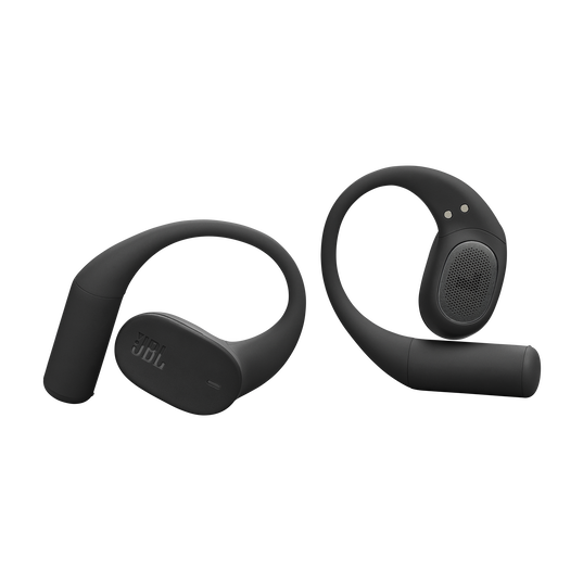 JBL Sense Lite - Black - True Wireless Open-ear Headphones - Front