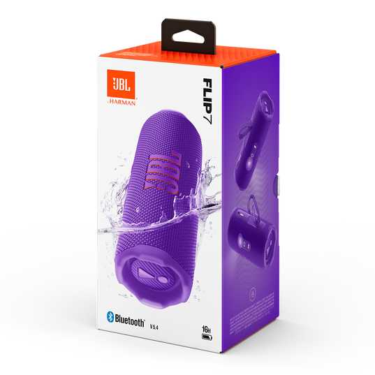 JBL Flip 7 - Purple - Portable waterproof and drop-proof  speaker - Detailshot 9