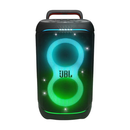JBL PartyBox 520 - Black - Portable battery-powered party speaker with powerful and loud sound - Front