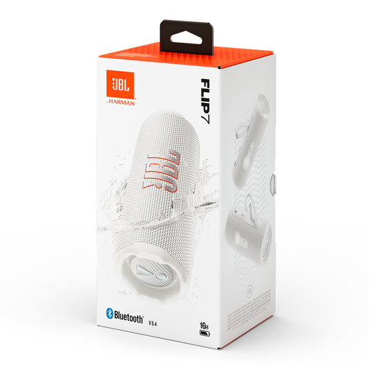 JBL Flip 7 - White - Portable waterproof and drop-proof  speaker - Detailshot 9