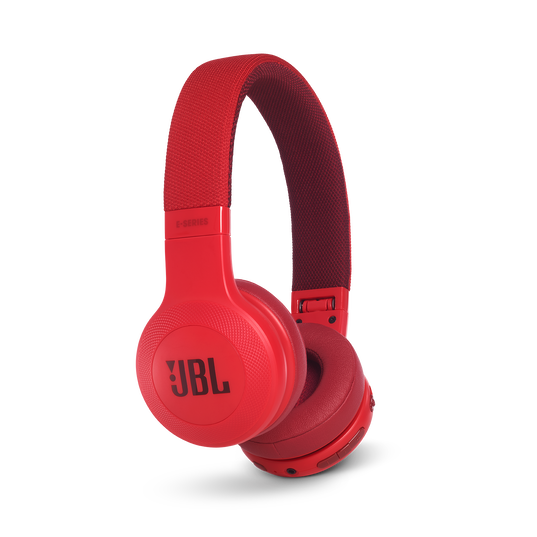 JBL E45BT - Red - Wireless on-ear headphones - Detailshot 2