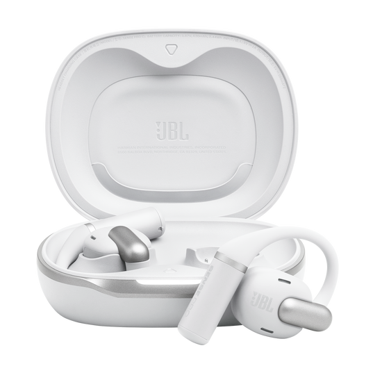 JBL Sense Pro - White - True wireless open-ear headphones - Hero