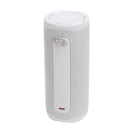 JBL Grip - White - Compact Bluetooth speaker with bold JBL Pro Sound and ambient light - Back