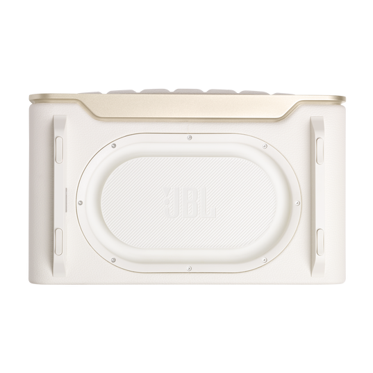 JBL Authentics 200 - White - Smart home speaker with Wi-Fi, Bluetooth and Voice Assistants with retro design - Bottom