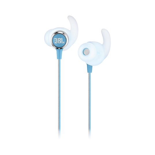 JBL REFLECT MINI 2 - Teal - Lightweight Wireless Sport Headphones - Detailshot 1