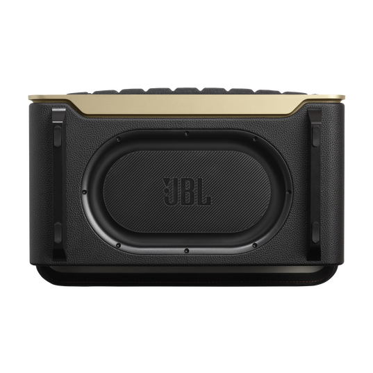 JBL Authentics 300 - Black - Portable smart home speaker with Wi-Fi, Bluetooth and voice assistants with retro design. - Bottom