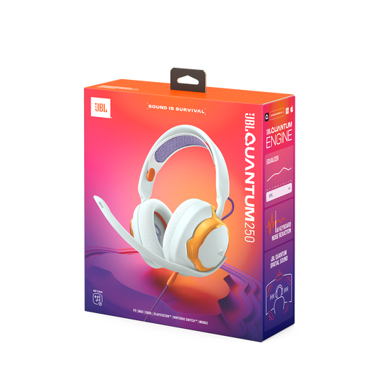 JBL Quantum 250 - Teal - Wired multiplatform gaming headset - Detailshot 15