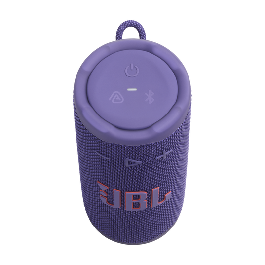 JBL Grip - Purple - Compact Bluetooth speaker with bold JBL Pro Sound and ambient light - Top