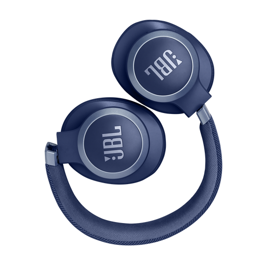 JBL Live 770NC - Blue - Wireless Over-Ear Headphones with True Adaptive Noise Cancelling - Detailshot 5