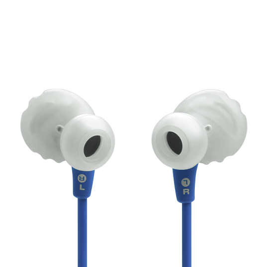 JBL Endurance Run 3 Wireless - Blue - Wireless Sport Headphones - Back