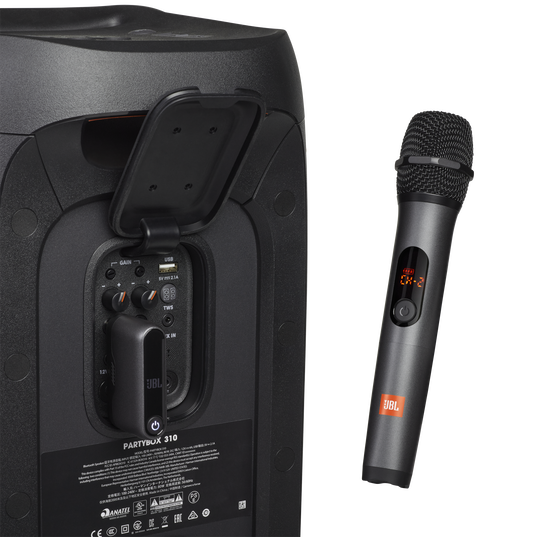 JBL Wireless Microphone Set - Black - Wireless two microphone system - Detailshot 1