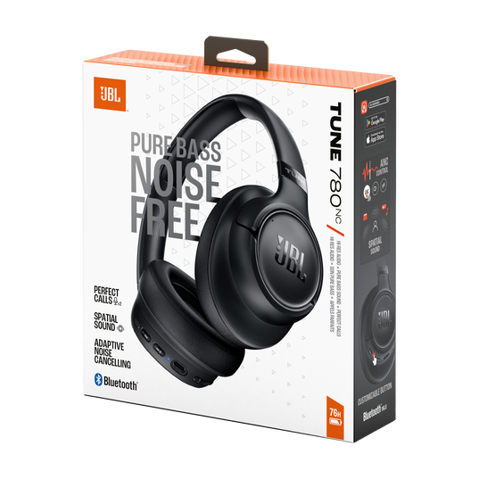 JBL Tune 780NC - Black - Wireless over-ear Noise Cancelling headphones - Detailshot 15