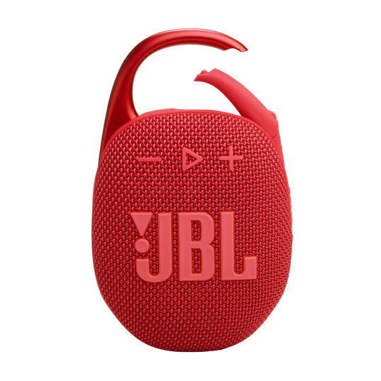 JBL Clip 5 - Red - Ultra-portable waterproof speaker - Front