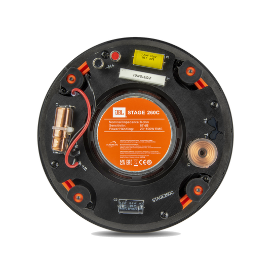 Stage 260C - Black - 2-way 6.5in (166mm) In-Ceiling Loudspeaker - Back