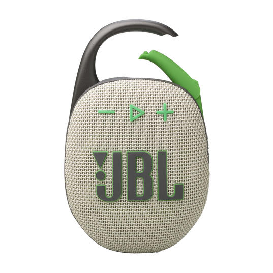 JBL Clip 5 - Sand - Ultra-portable waterproof speaker - Front