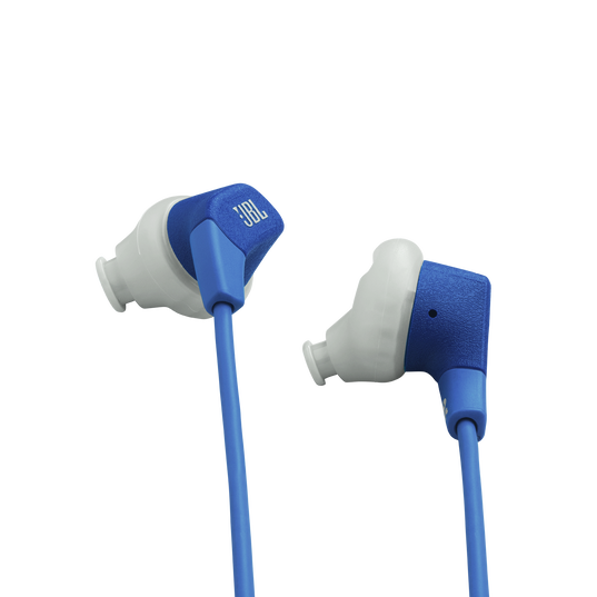 JBL Endurance Run 3 - Blue - Wired Sport Headphones - Detailshot 1